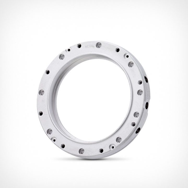 Cercle d'emboîtage métal percé