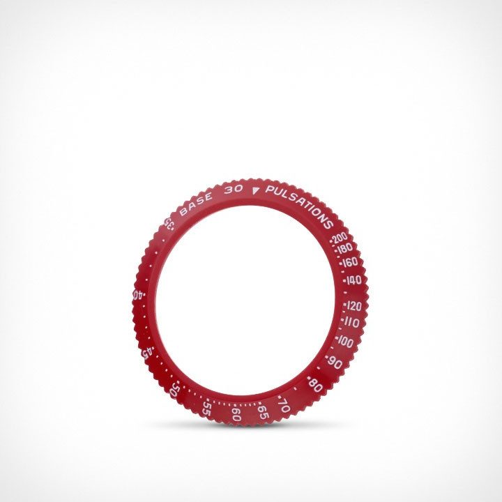 Lunette rouge graduée