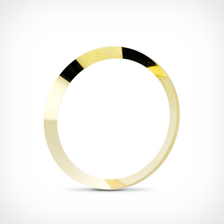 Réhaut diamanté bicolore