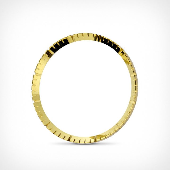 Réhaut diamanté doré