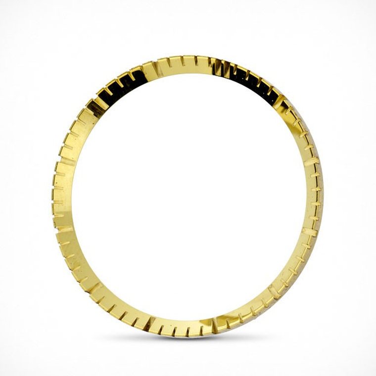 Réhaut diamanté doré